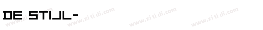 de stijl字体转换